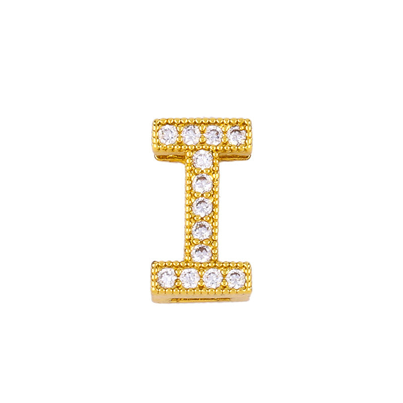 Letter pendant with diamonds🔥