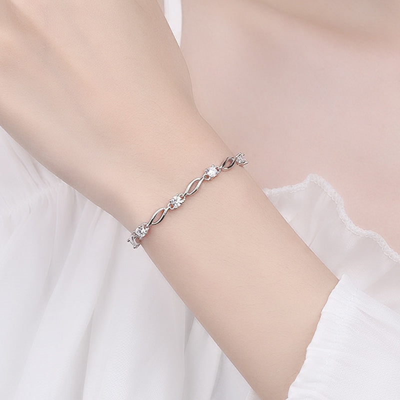 Luxe Blue Crystal Bracelet