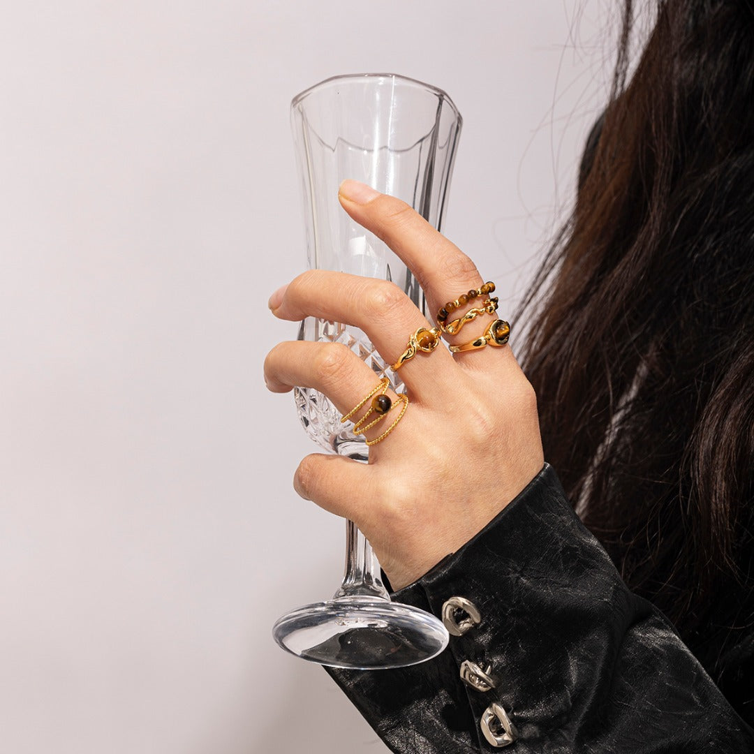 Luxe Tiger Eye Ring