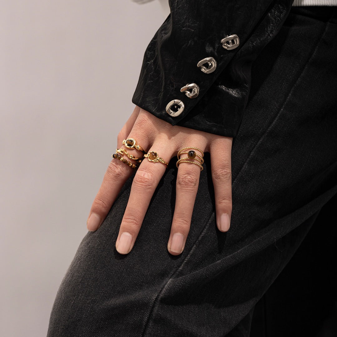 Luxe Tiger Eye Ring