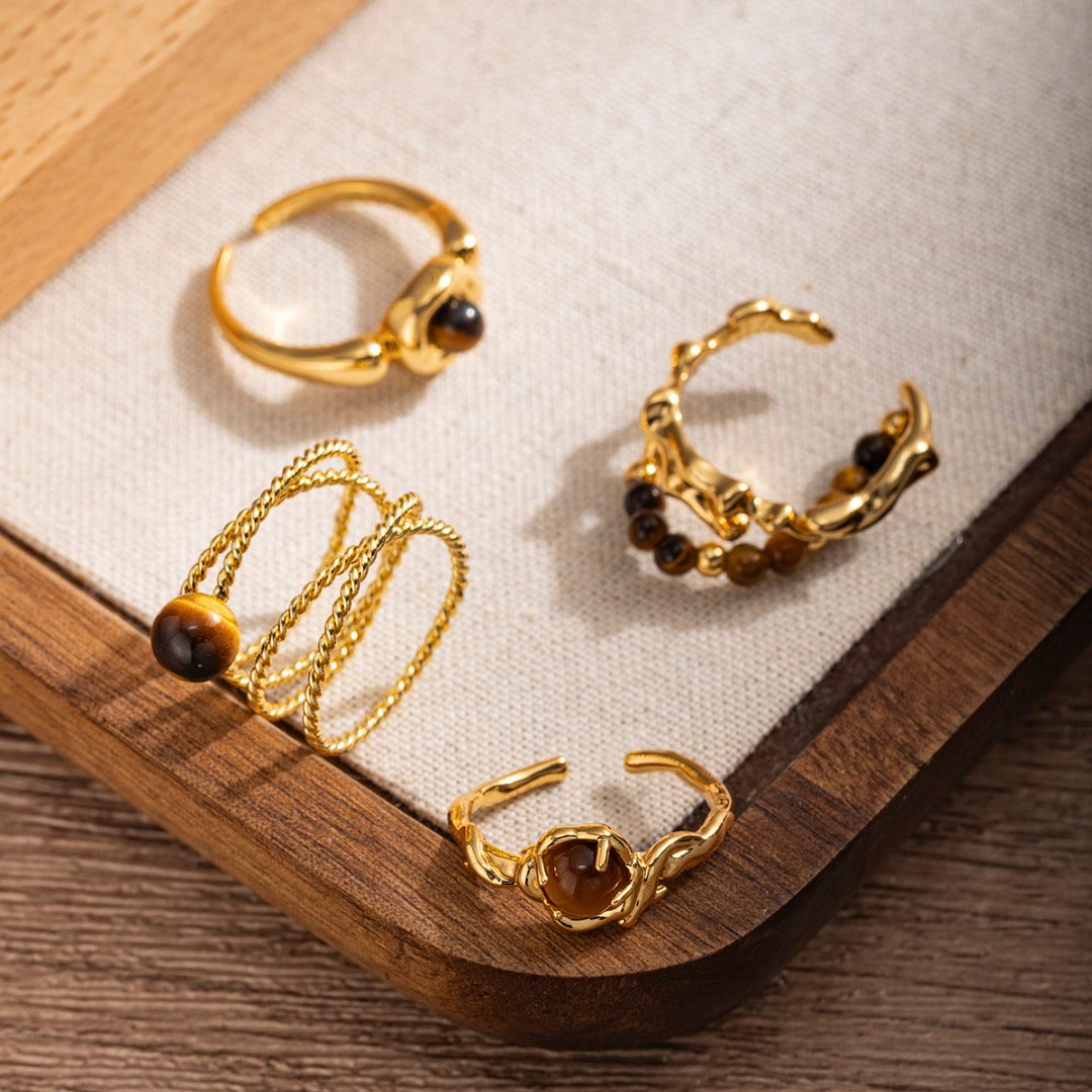 Luxe Tiger Eye Ring