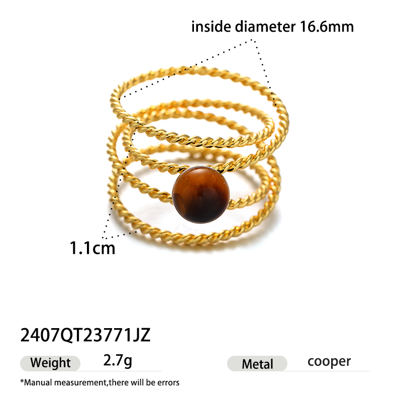 Luxe Tiger Eye Ring
