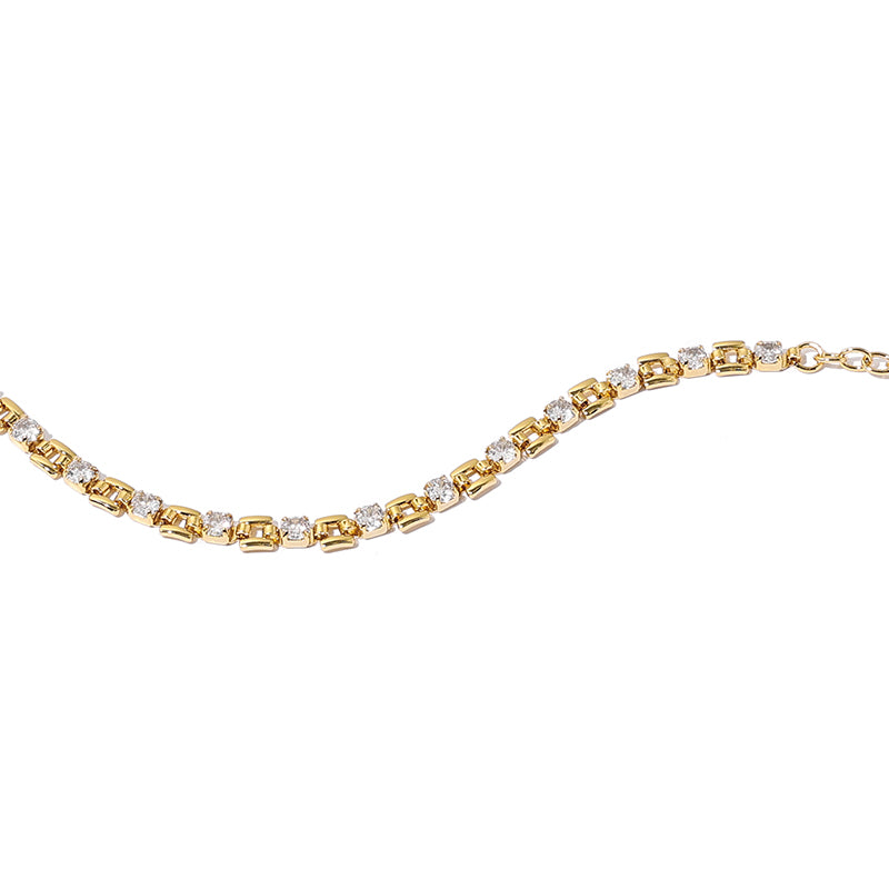 Cool Luxe Square Zircon Bracelet