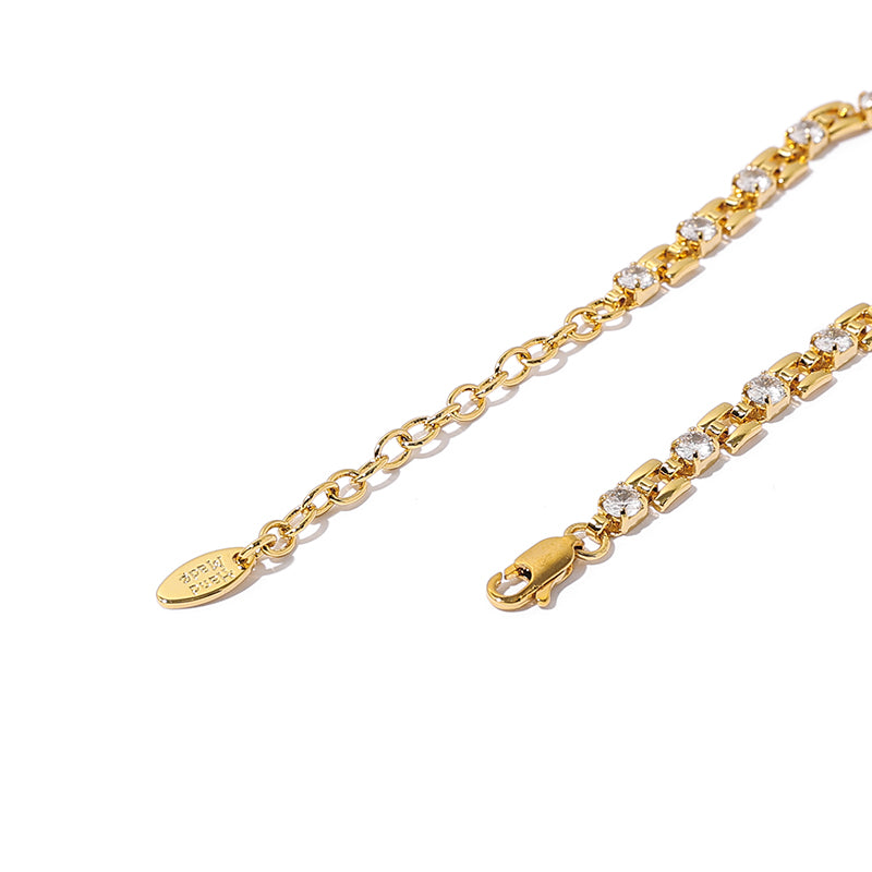 Cool Luxe Square Zircon Bracelet