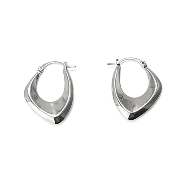 Minimalist Geometric Metal Earrings