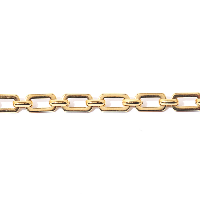 Trendy Chunky Gold Chain Bracelet