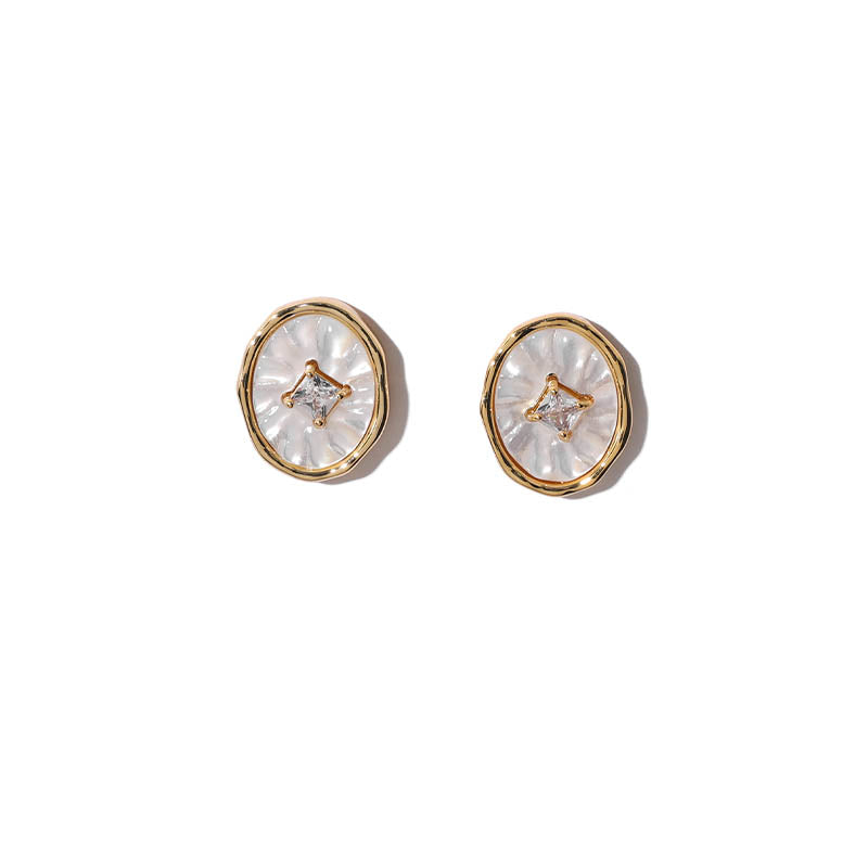 Elegant Mother-of-Pearl Earrings