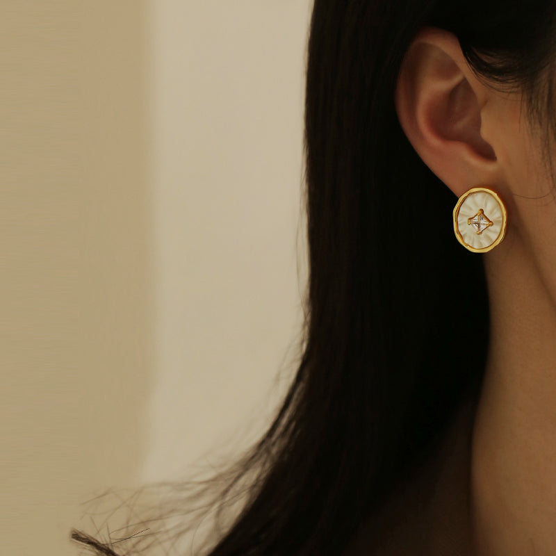 Elegant Mother-of-Pearl Earrings