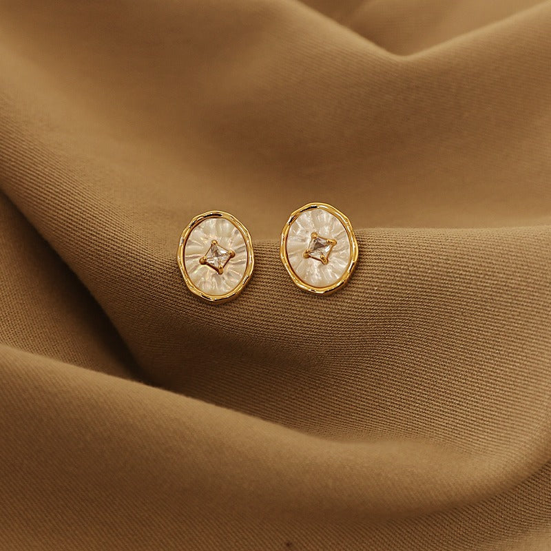 Elegant Mother-of-Pearl Earrings