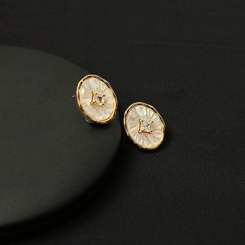 Elegant Mother-of-Pearl Earrings