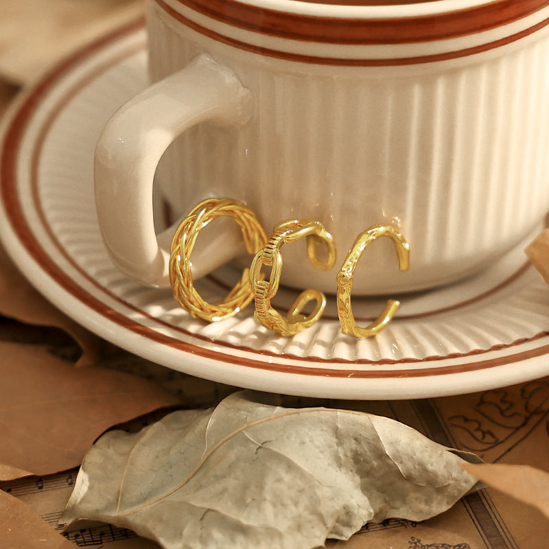 Sleek Twisted Stacking Ring