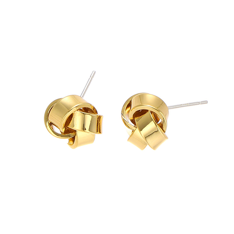 Petite Twisted Stud Earrings
