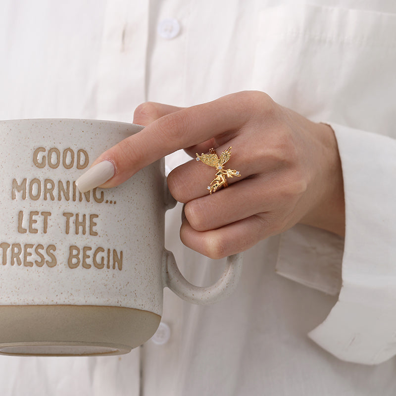 Elegant Butterfly Open Ring