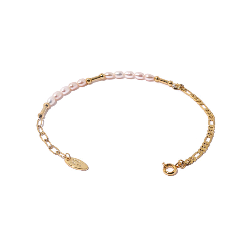Natural Pearl Chain Bracelet