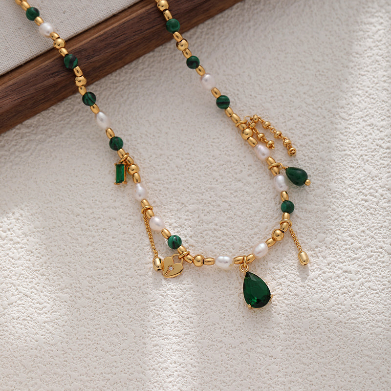 Vintage Court Style Pearl Necklace