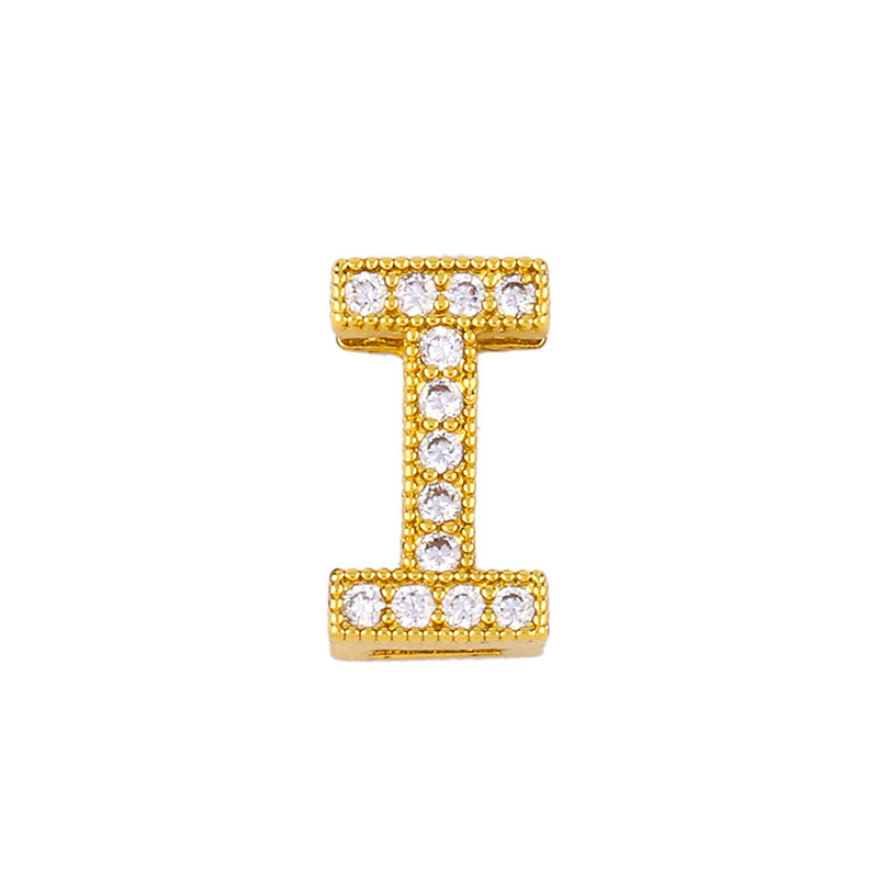 Letter pendant with diamonds🔥