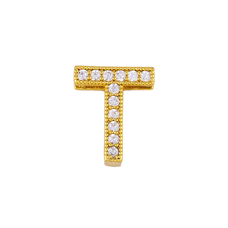 Letter pendant with diamonds🔥