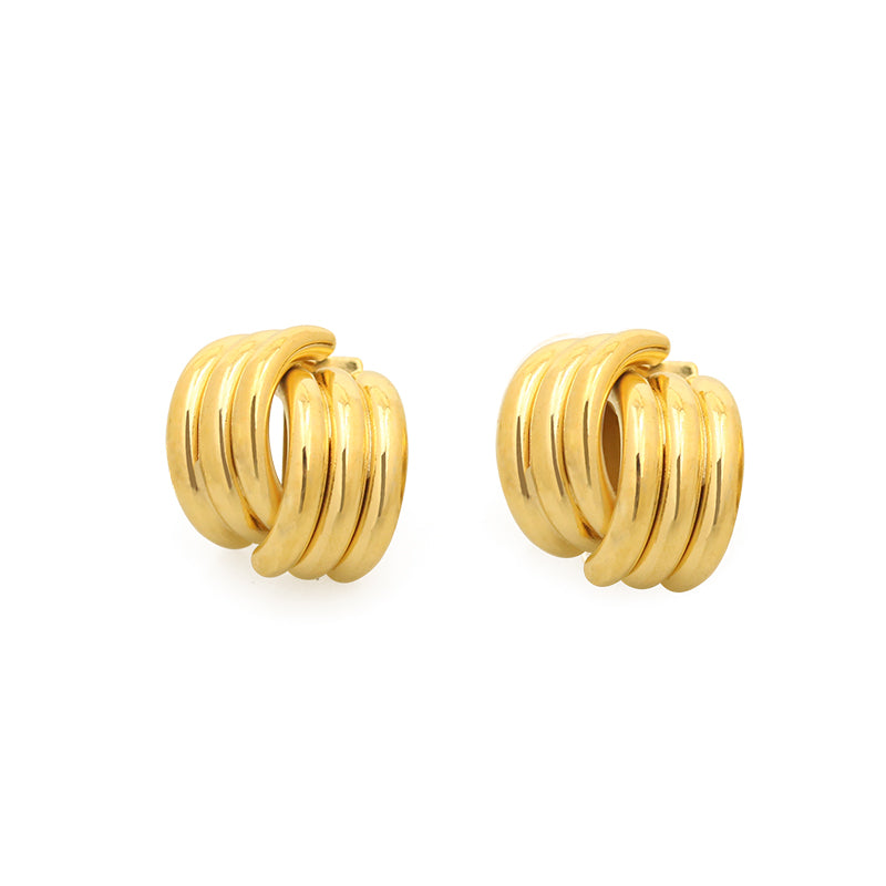 Minimalist Line Stud Earrings