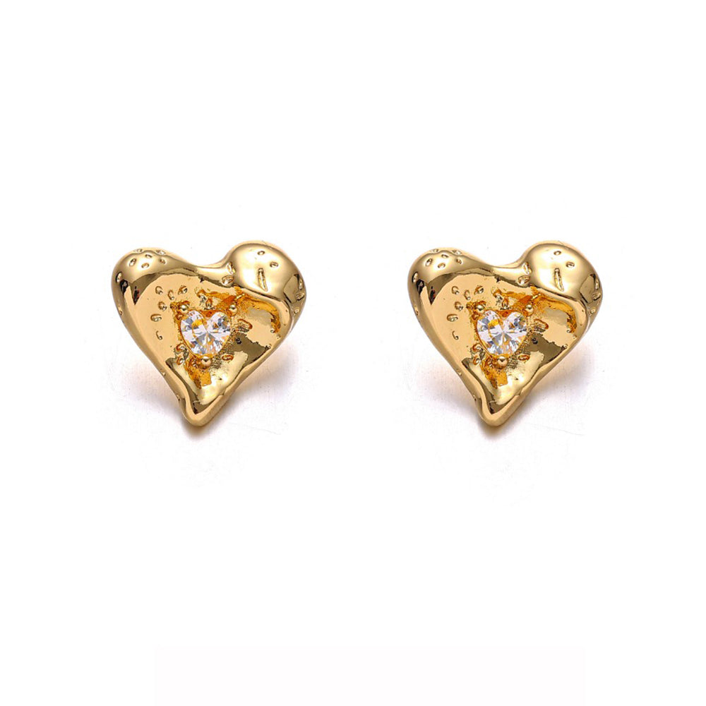 Shiny Heart Fashion Earrings