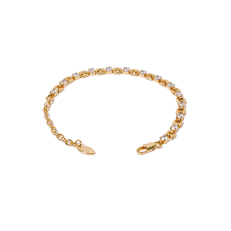 Cool Luxe Square Zircon Bracelet