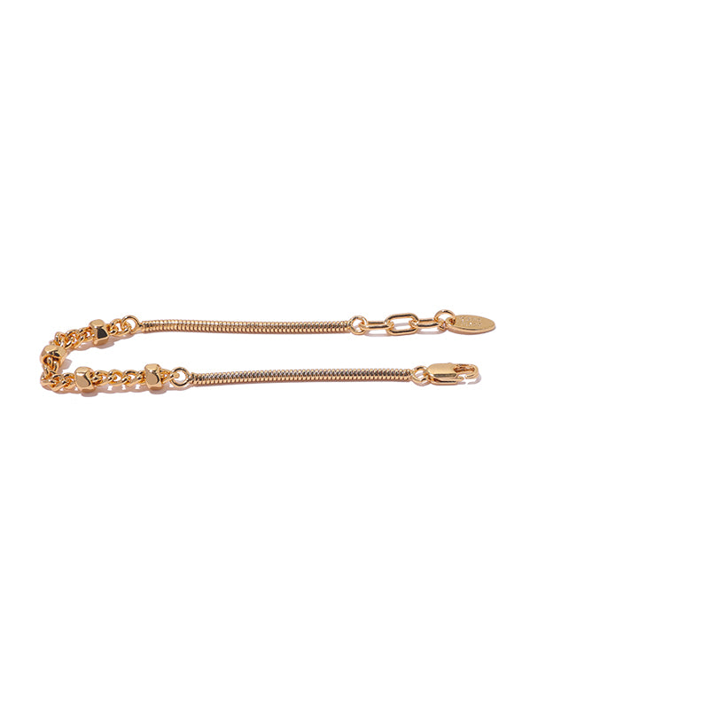 Hex Snake Chain Link Bracelet